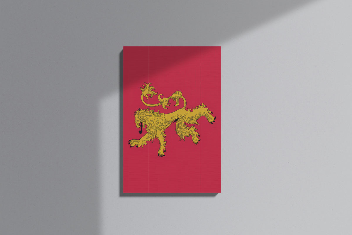 GeekCultcha Game of Thrones House Lannister Premium Canvas Print
