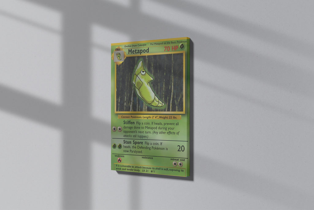 GeekCultcha Pokémon Metapod Premium Canvas Print