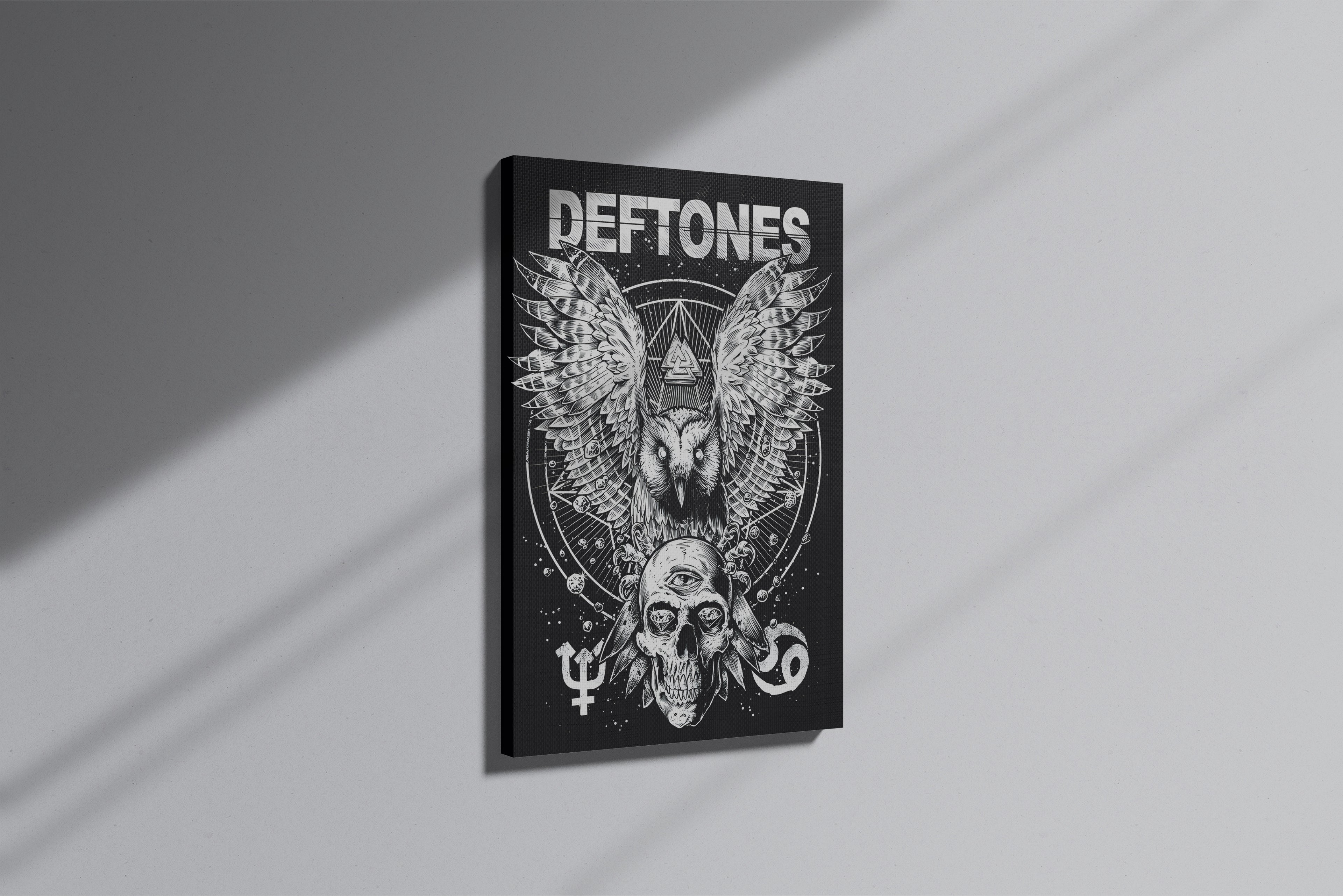 GeekCultcha Deftones Themed Premium Canvas Painting