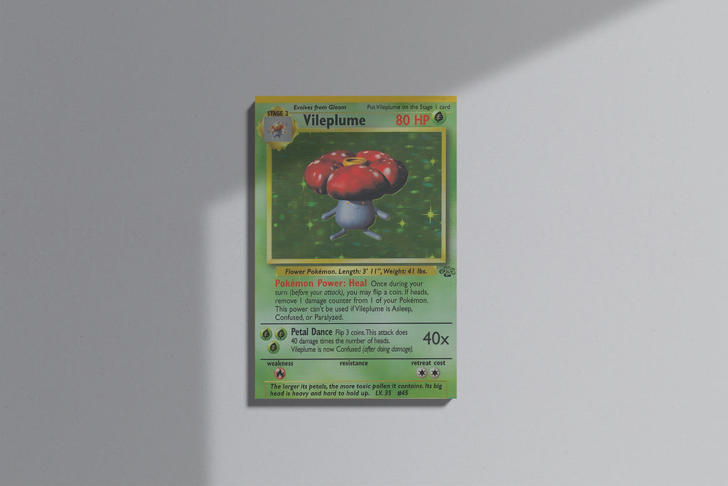 GeekCultcha Pokémon Vileplume Premium Canvas Print