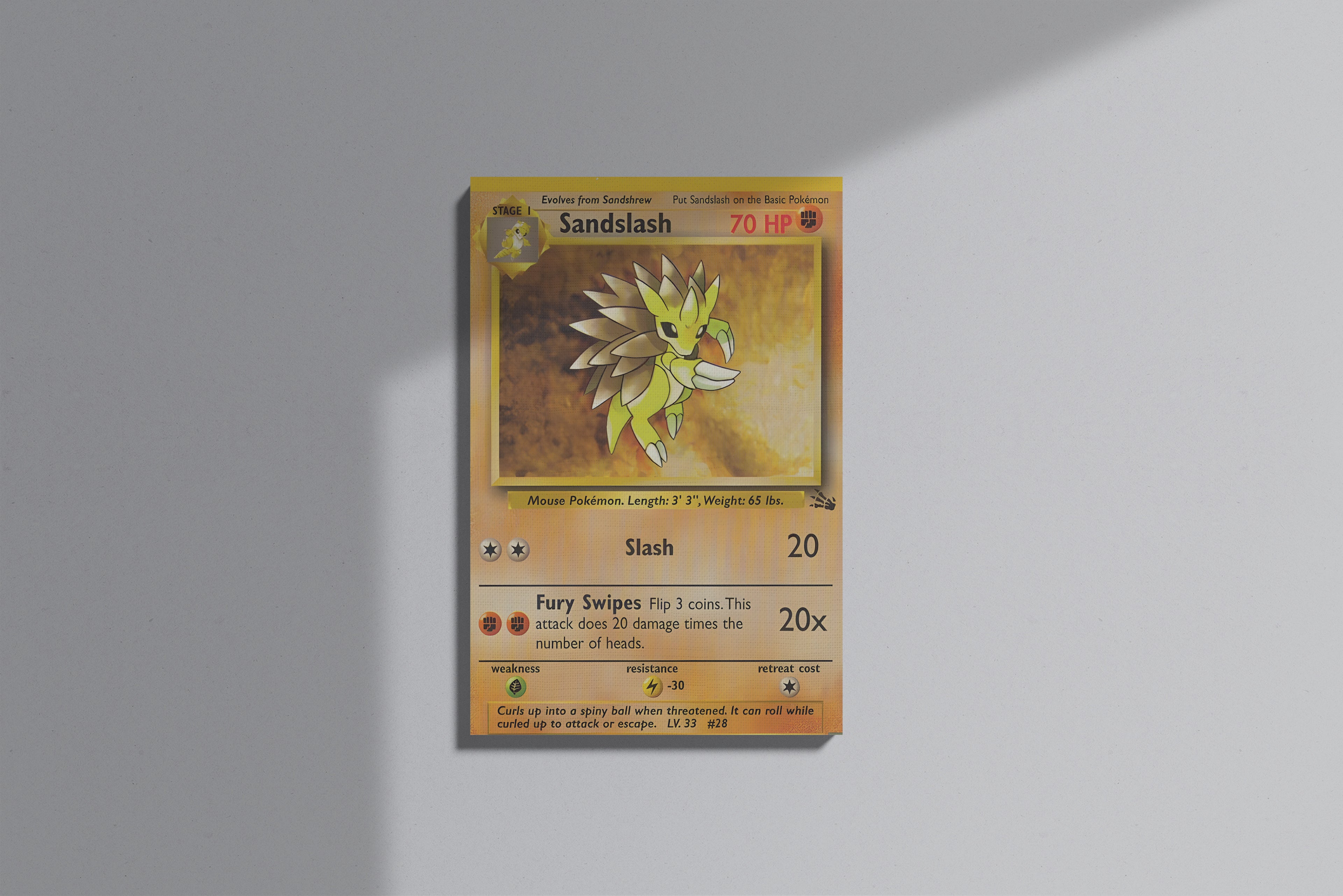 GeekCultcha Pokémon Sandslash Premium Canvas Print