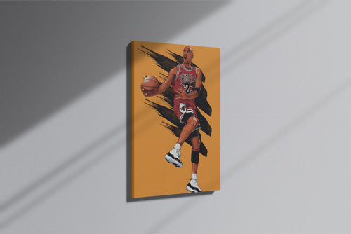 GeekCultcha Chicago Bulls Michael Jordan Premium Canvas Print