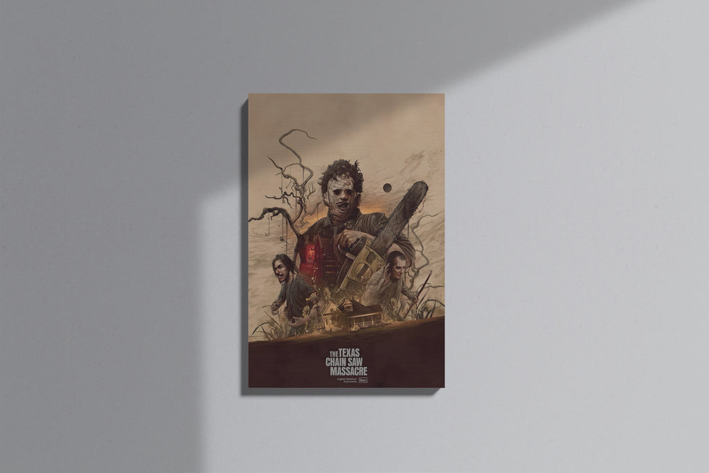 GeekCultcha The Texas Chain Saw Massacre Canvas Painting Horror Theme