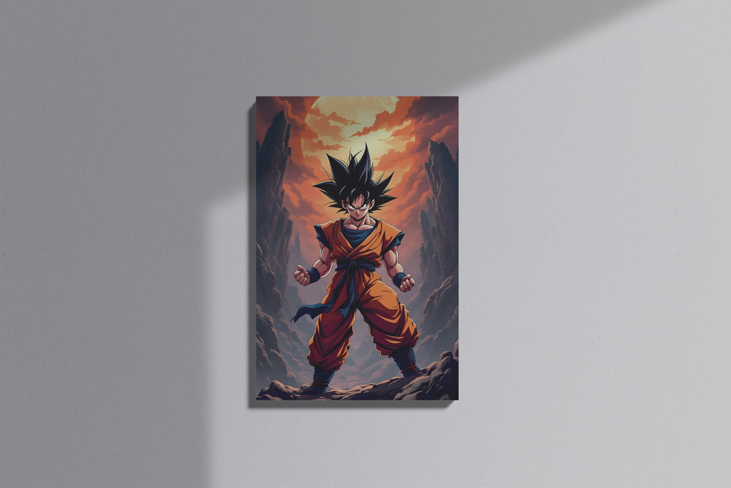 GeekCultcha Dragon Ball Z Goku Premium Canvas Print