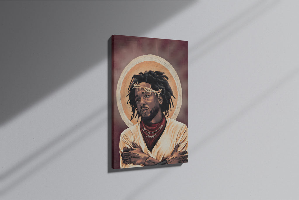 GeekCultcha Kendrick Lamar Premium Art-Themed Canvas Painting