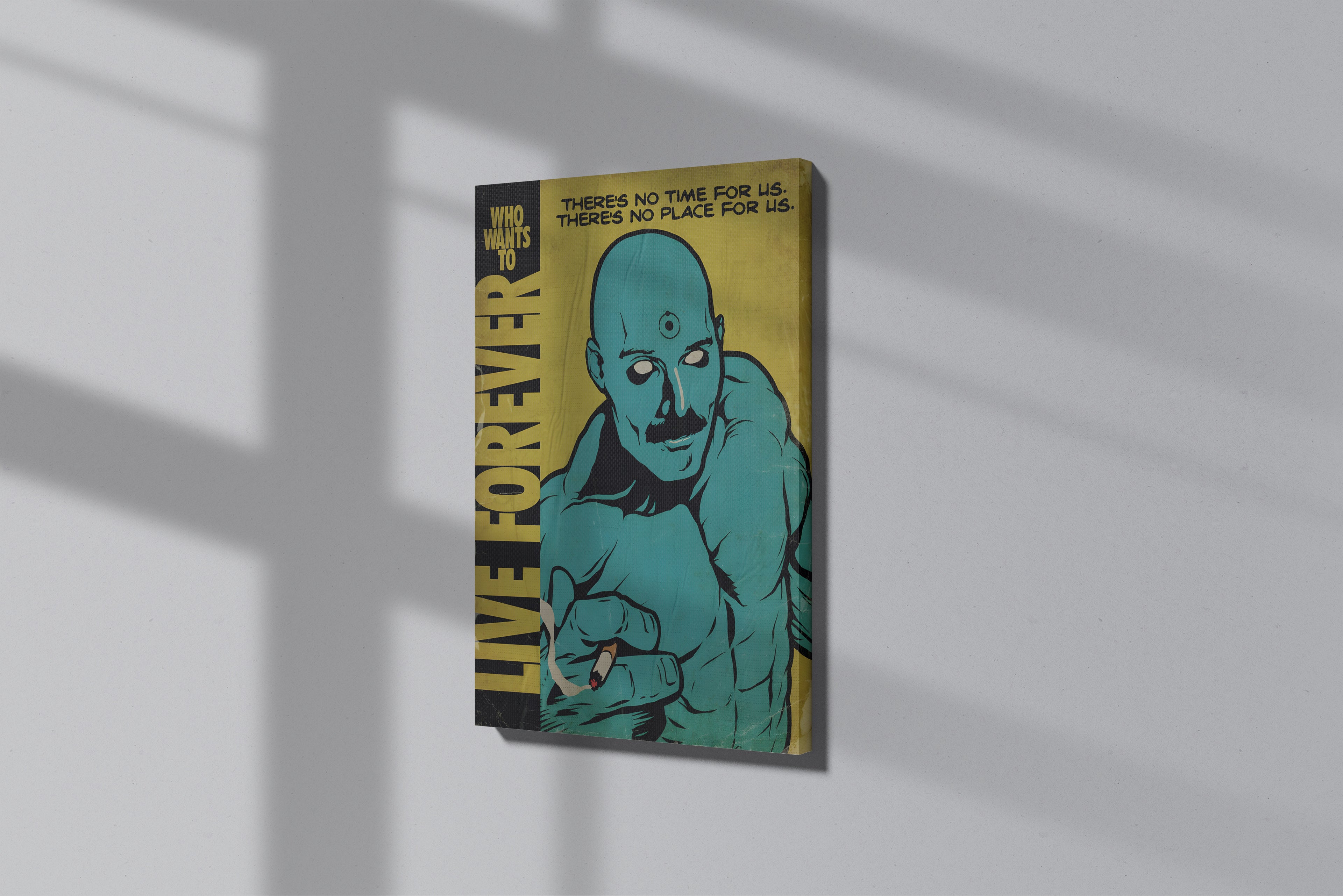 GeekCultcha Watchmen Dr. Manhattan Premium Canvas Print