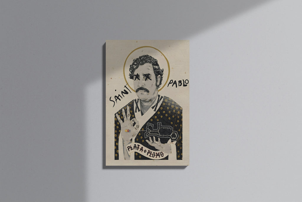 GeekCultcha Saint Pablo Canvas Painting Contemporary Art