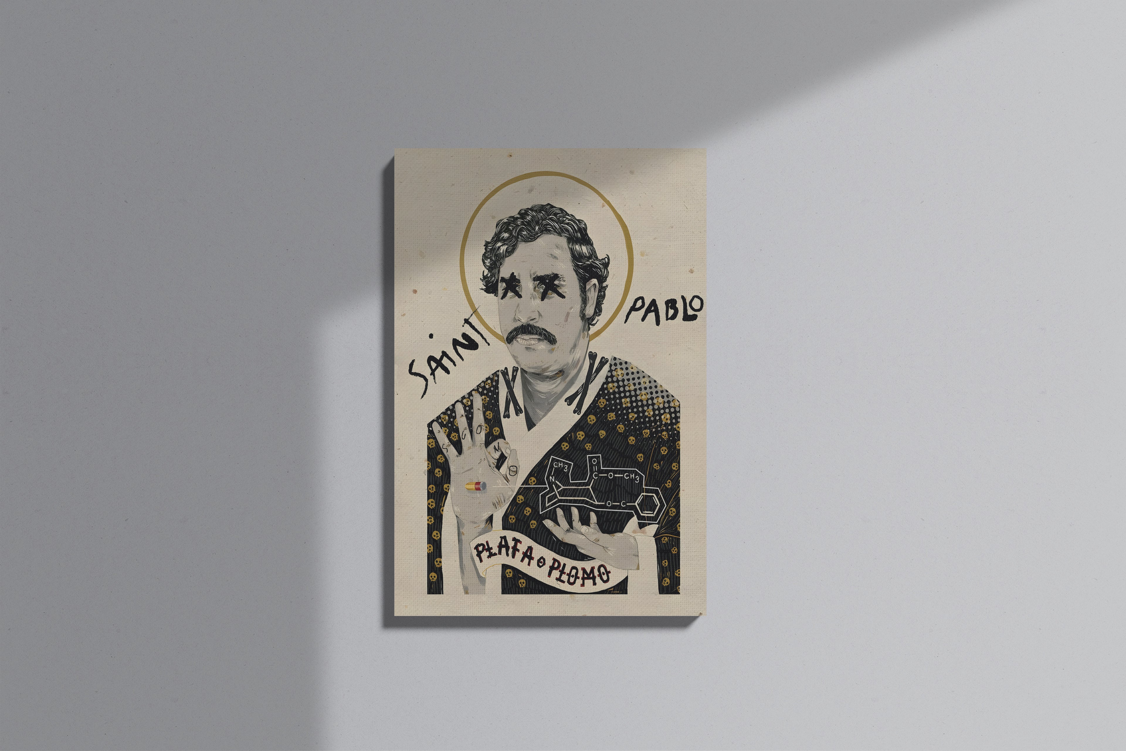 GeekCultcha Saint Pablo Canvas Painting Contemporary Art