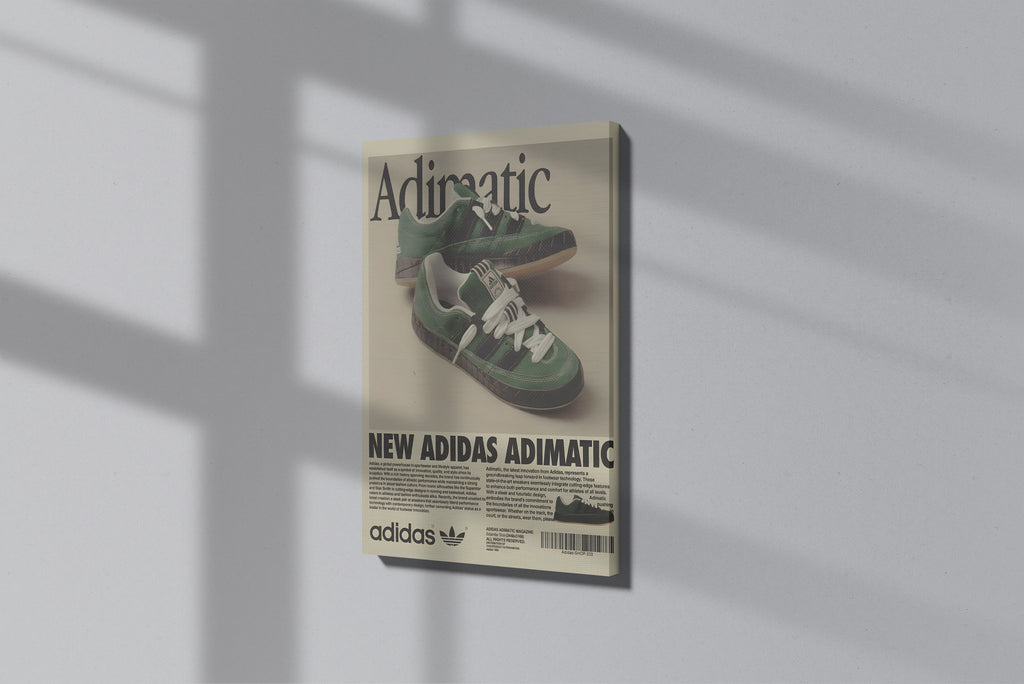 GeekCultcha Adidas Adimatic Sneakers Premium Canvas Print