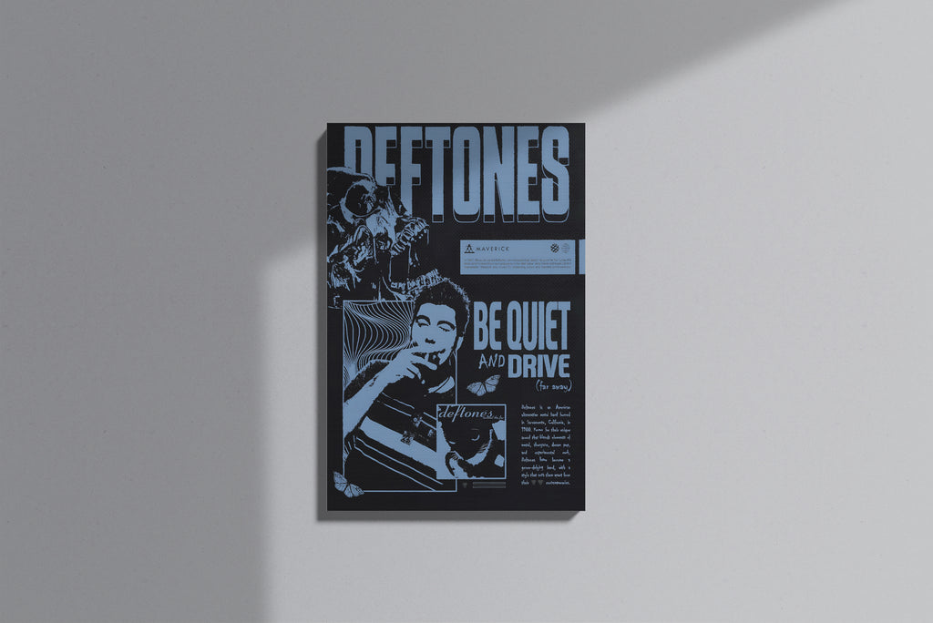 GeekCultcha Deftones Be Quiet and Drive Premium Canvas Print