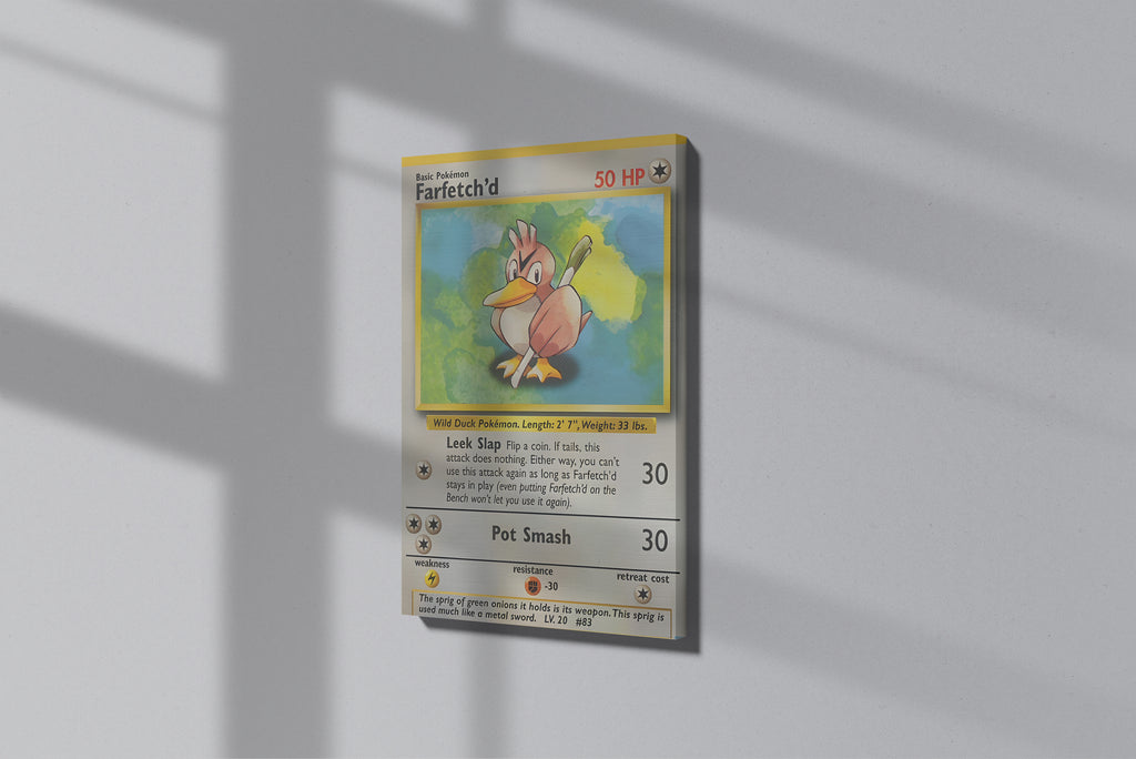 GeekCultcha Pokémon Farfetch'd Premium Canvas Print