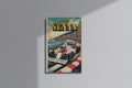 GeekCultcha Ayrton Senna Racing Themed Premium Canvas Painting