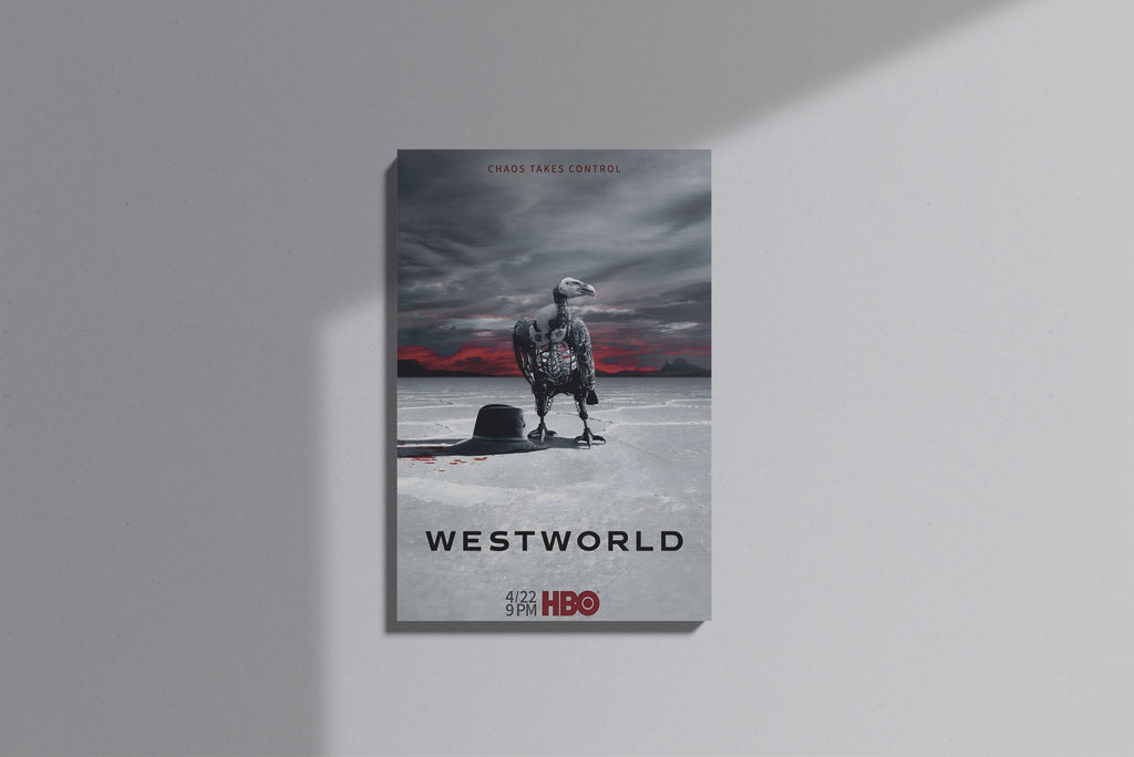GeekCultcha Westworld Chaos Takes Control Premium Canvas Print