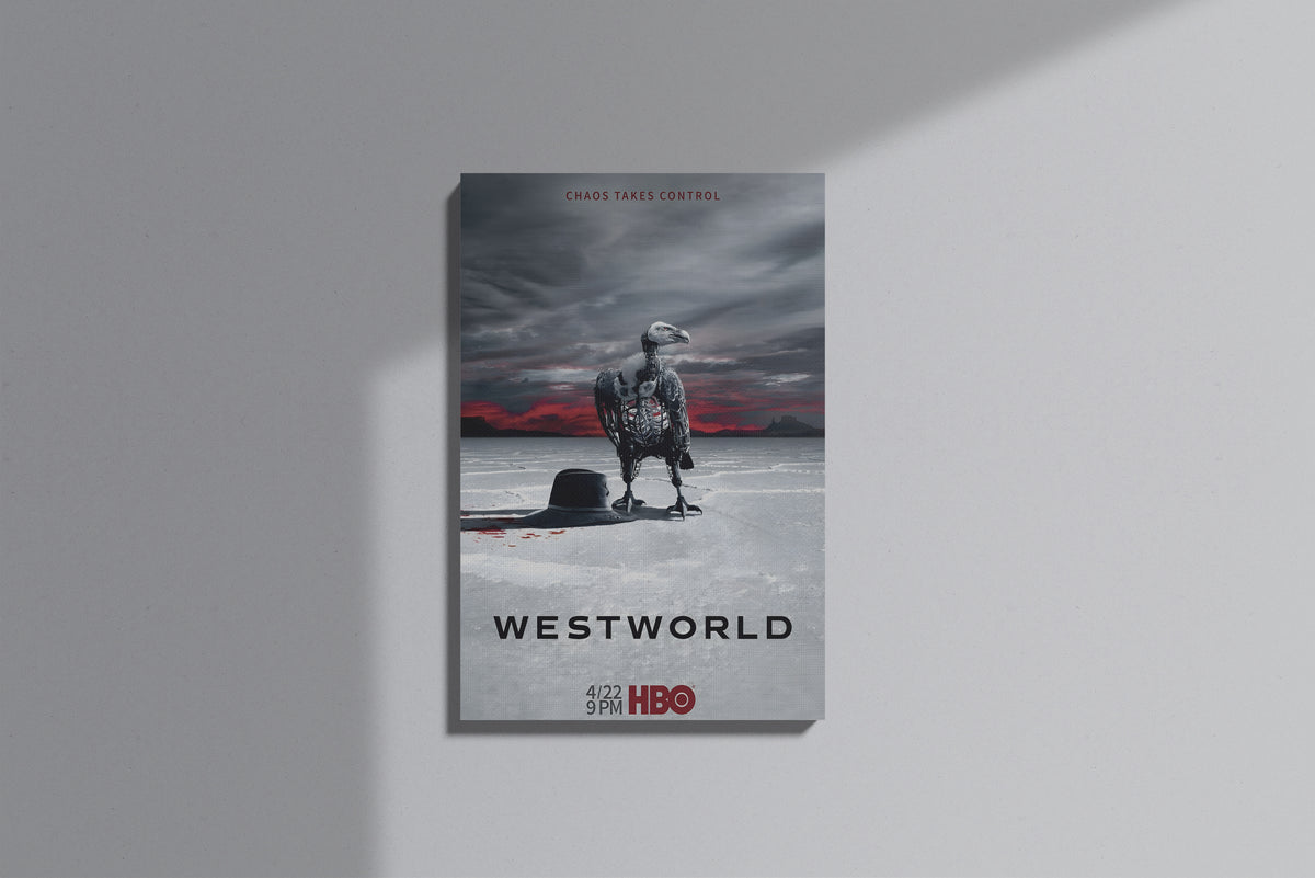 GeekCultcha Westworld Chaos Takes Control Premium Canvas Print
