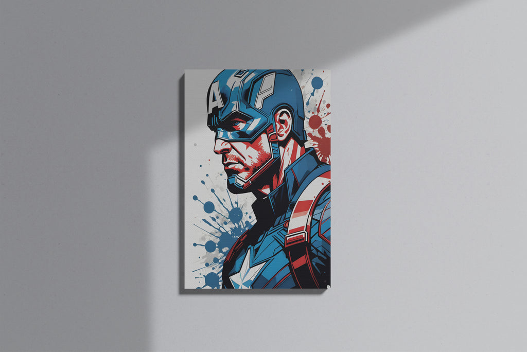 GeekCultcha Marvel Captain America Premium Canvas Print