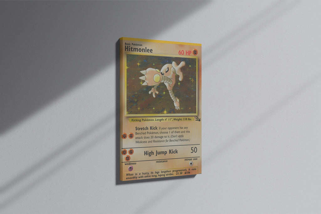 GeekCultcha Pokémon Hitmonlee Premium Canvas Print