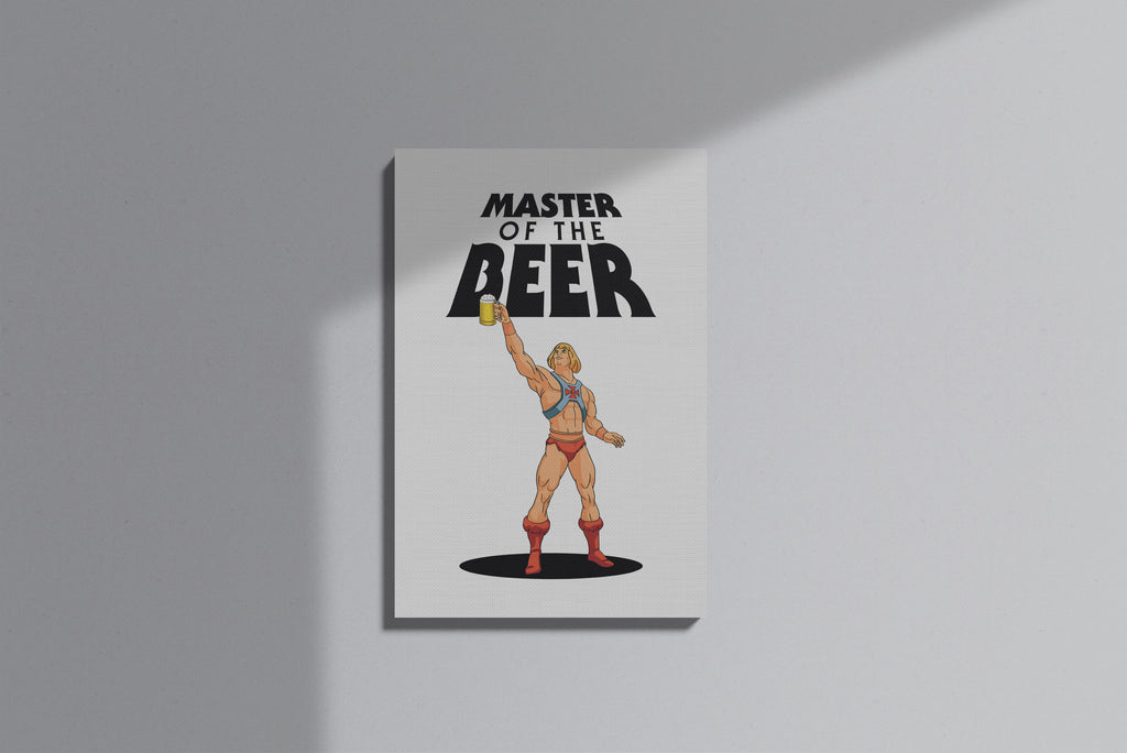 GeekCultcha He-Man Parody Themed Premium Canvas Painting