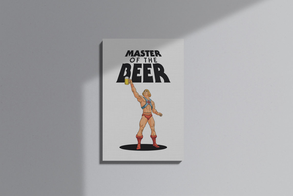 GeekCultcha He-Man Parody Themed Premium Canvas Painting