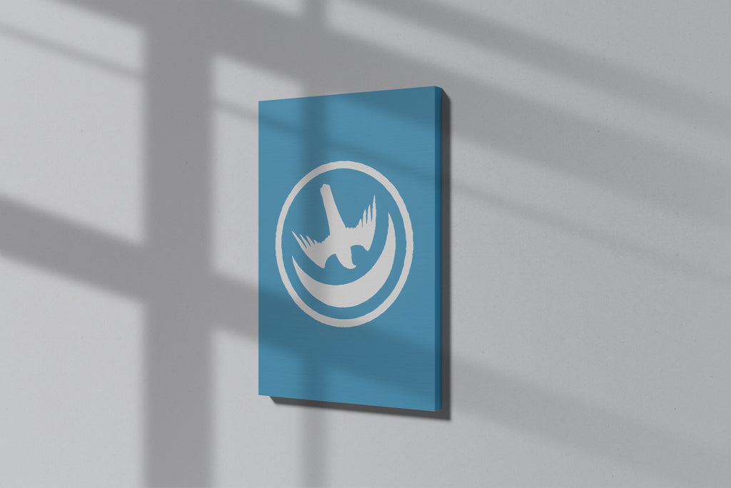 GeekCultcha Hunger Games Mockingjay Premium Canvas Print