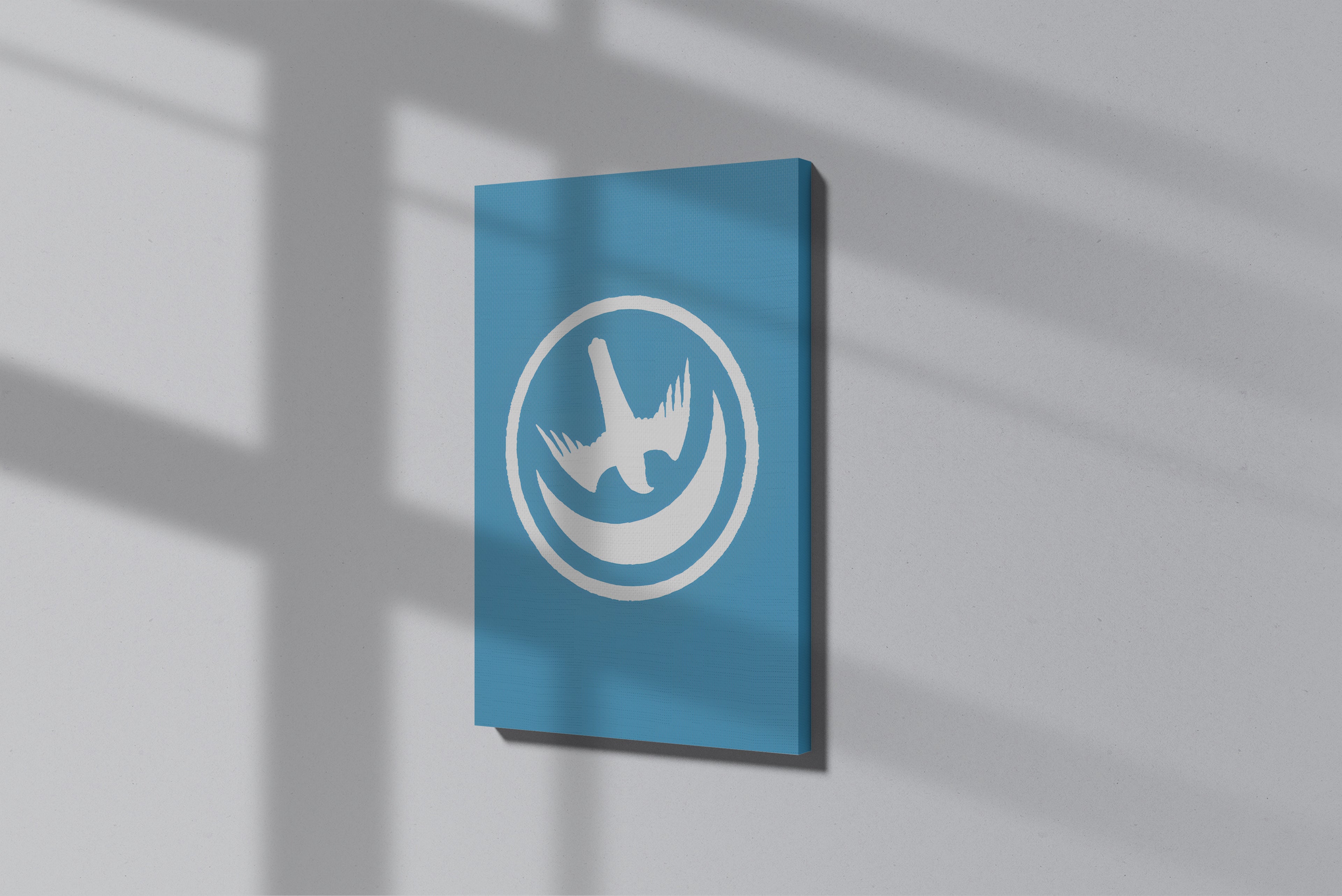 GeekCultcha Hunger Games Mockingjay Premium Canvas Print