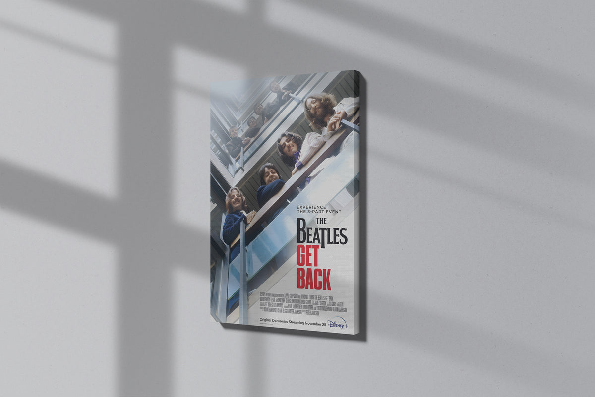GeekCultcha The Beatles Get Back Premium Canvas Print