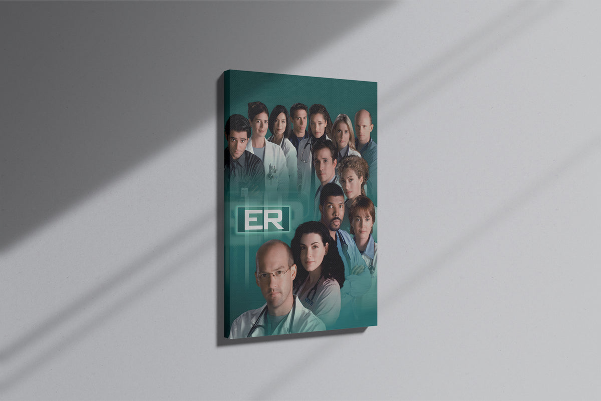 GeekCultcha ER TV Series Premium Canvas Painting