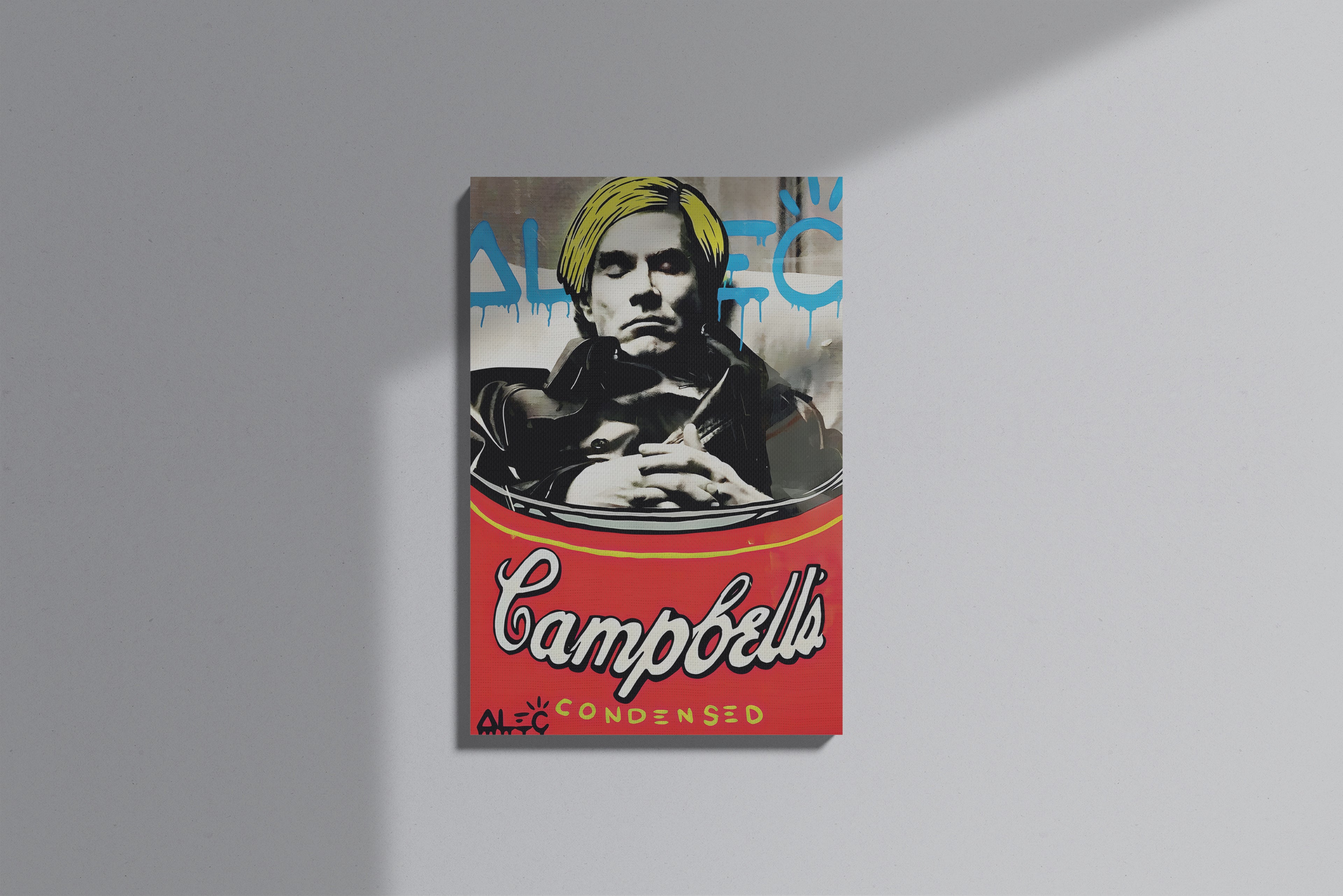 GeekCultcha Andy Warhol Campbell's Premium Canvas Painting Pop Art Style