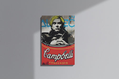 GeekCultcha Andy Warhol Campbell's Premium Canvas Painting Pop Art Style