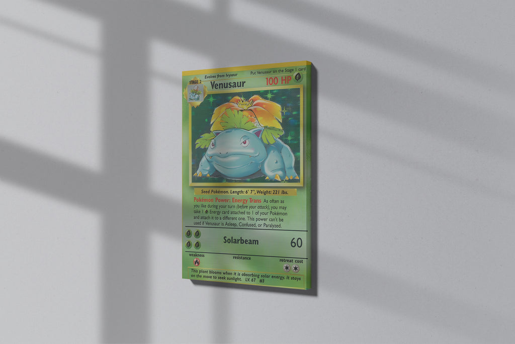 GeekCultcha Pokémon Venusaur Collection Premium Canvas Print