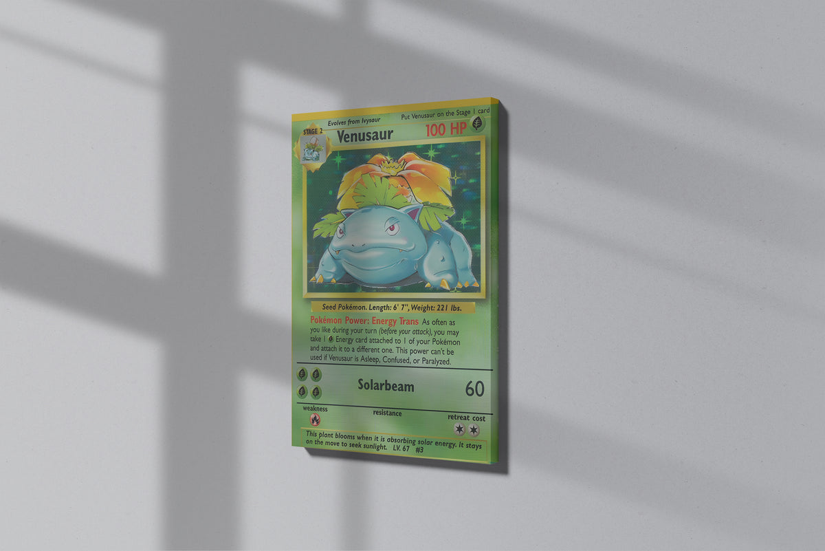 GeekCultcha Pokémon Venusaur Collection Premium Canvas Print