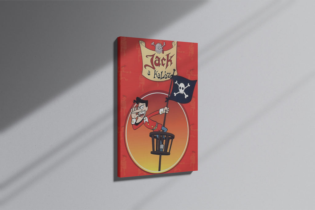 GeekCultcha Jack a Kalóz Themed Premium Canvas Print