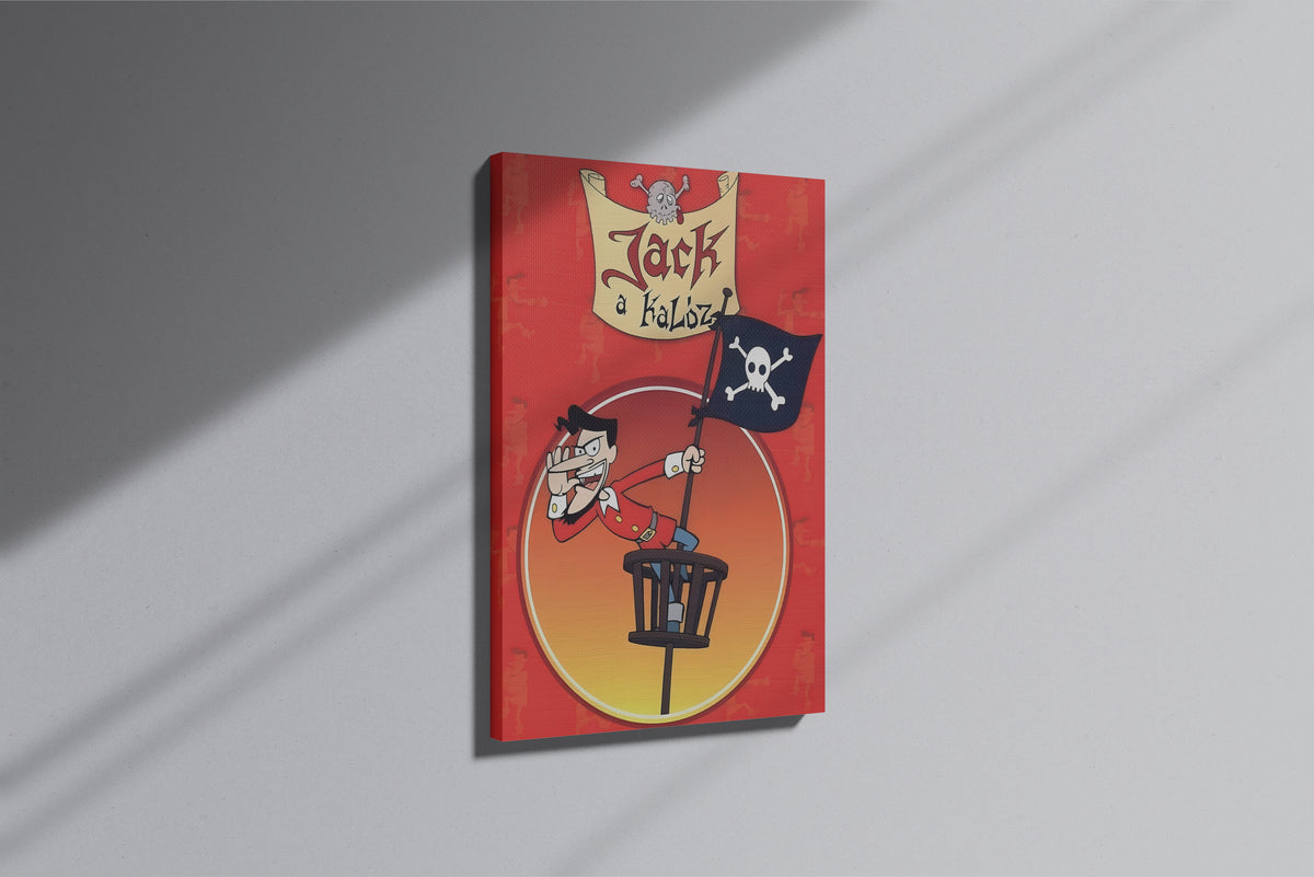 GeekCultcha Jack a Kalóz Themed Premium Canvas Print