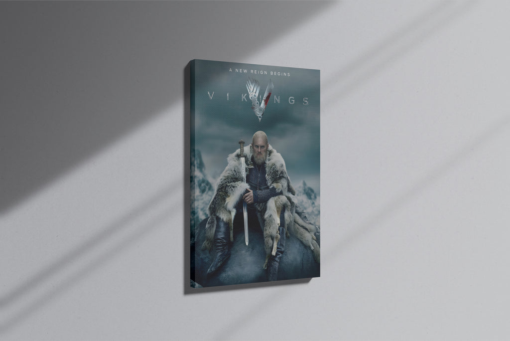 GeekCultcha Vikings Bjorn Premium Canvas Print