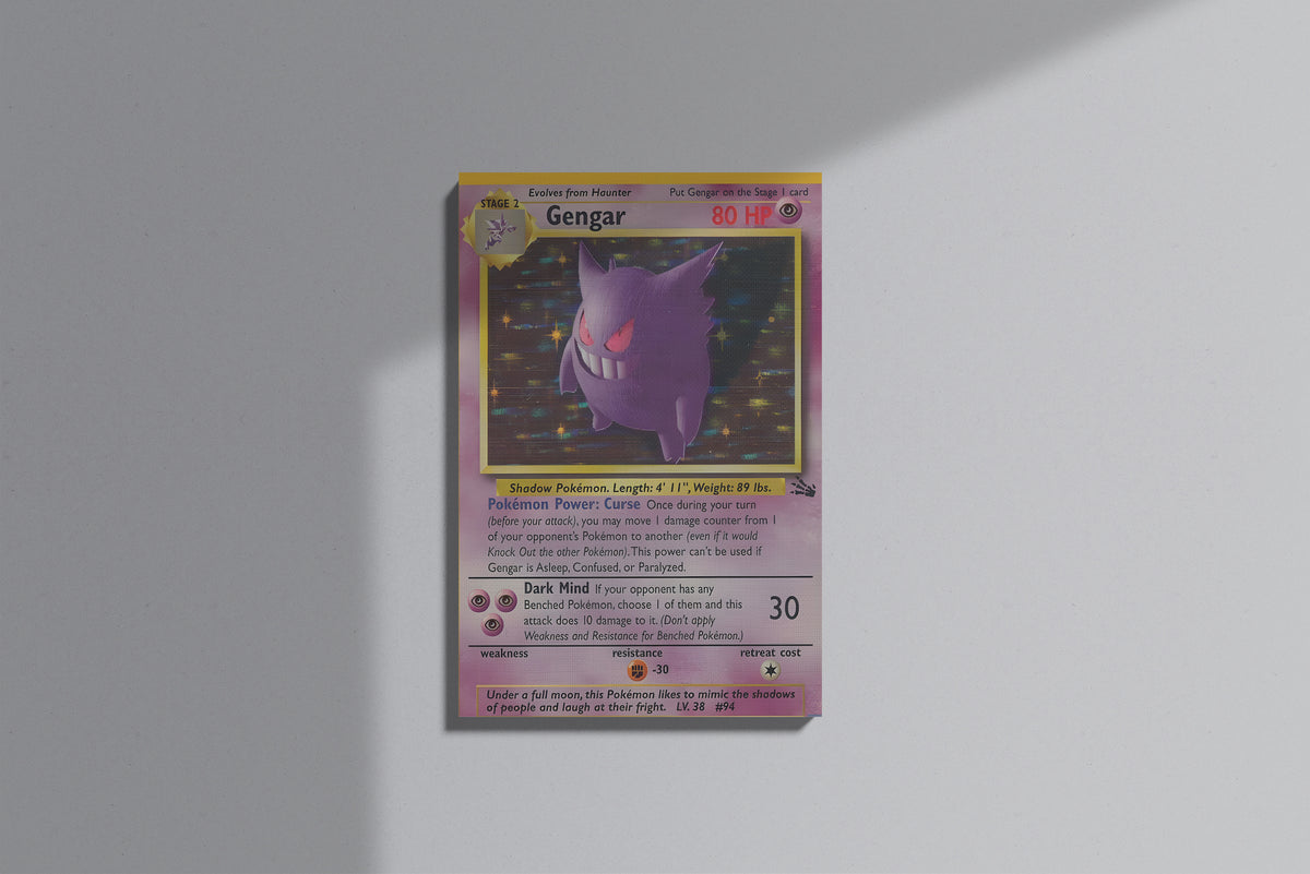GeekCultcha Pokémon Gengar Premium Canvas Print
