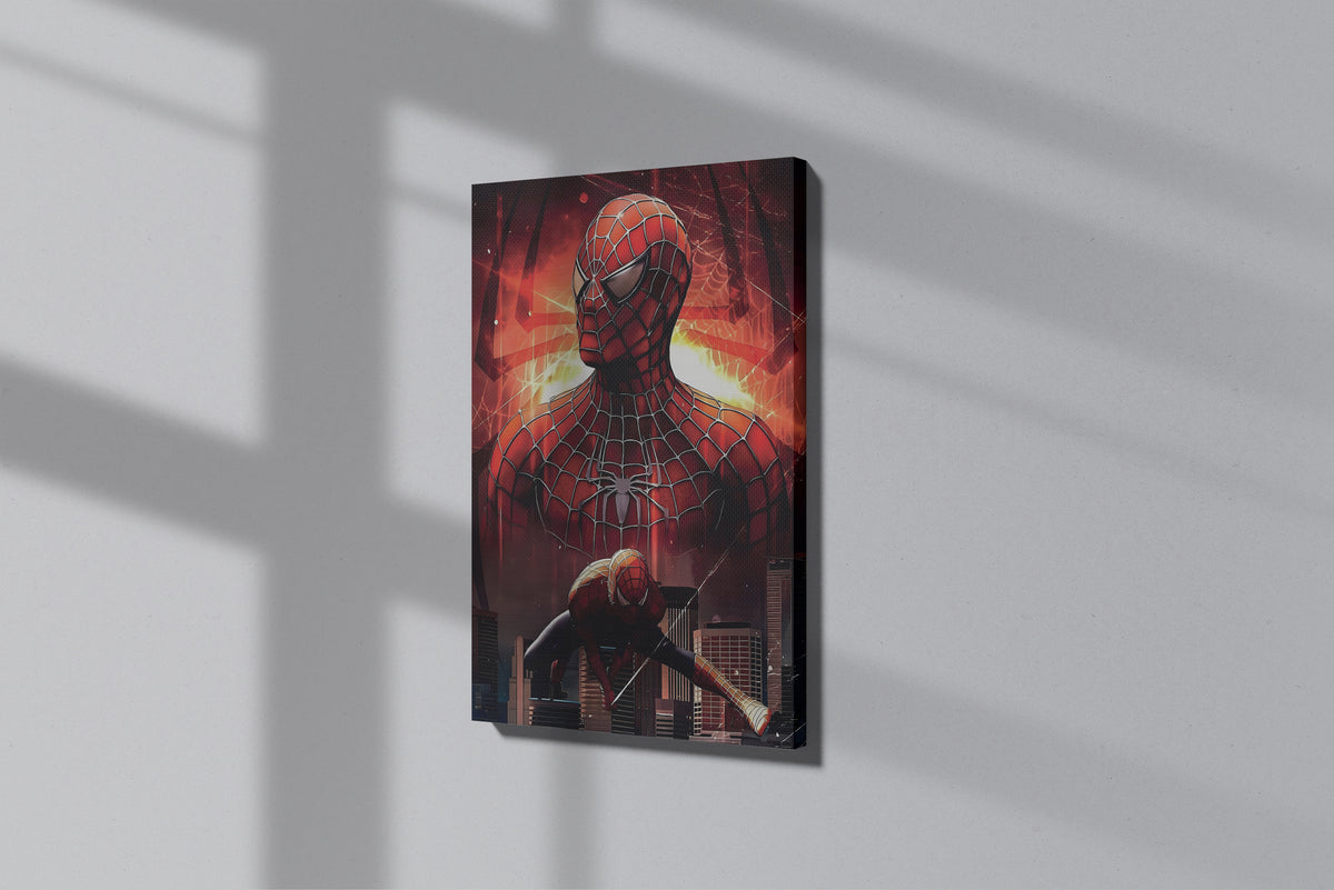 GeekCultcha Marvel Spider-Man Premium Canvas Painting Stylish Design