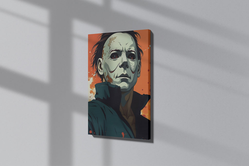 GeekCultcha Halloween Michael Myers Premium Canvas Print