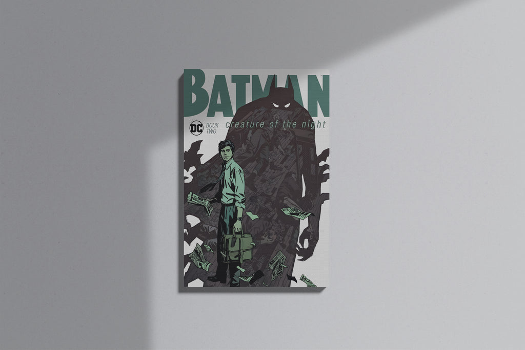 GeekCultcha DC Comics Batman Creature of the Night Premium Canvas Print