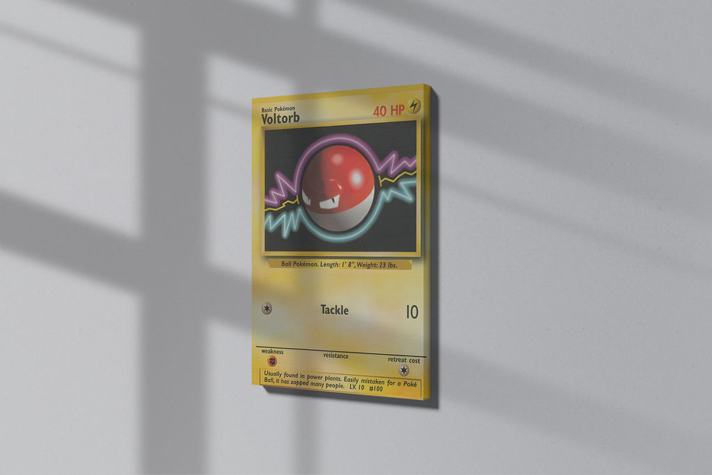 GeekCultcha Pokémon Voltorb Premium Canvas Print