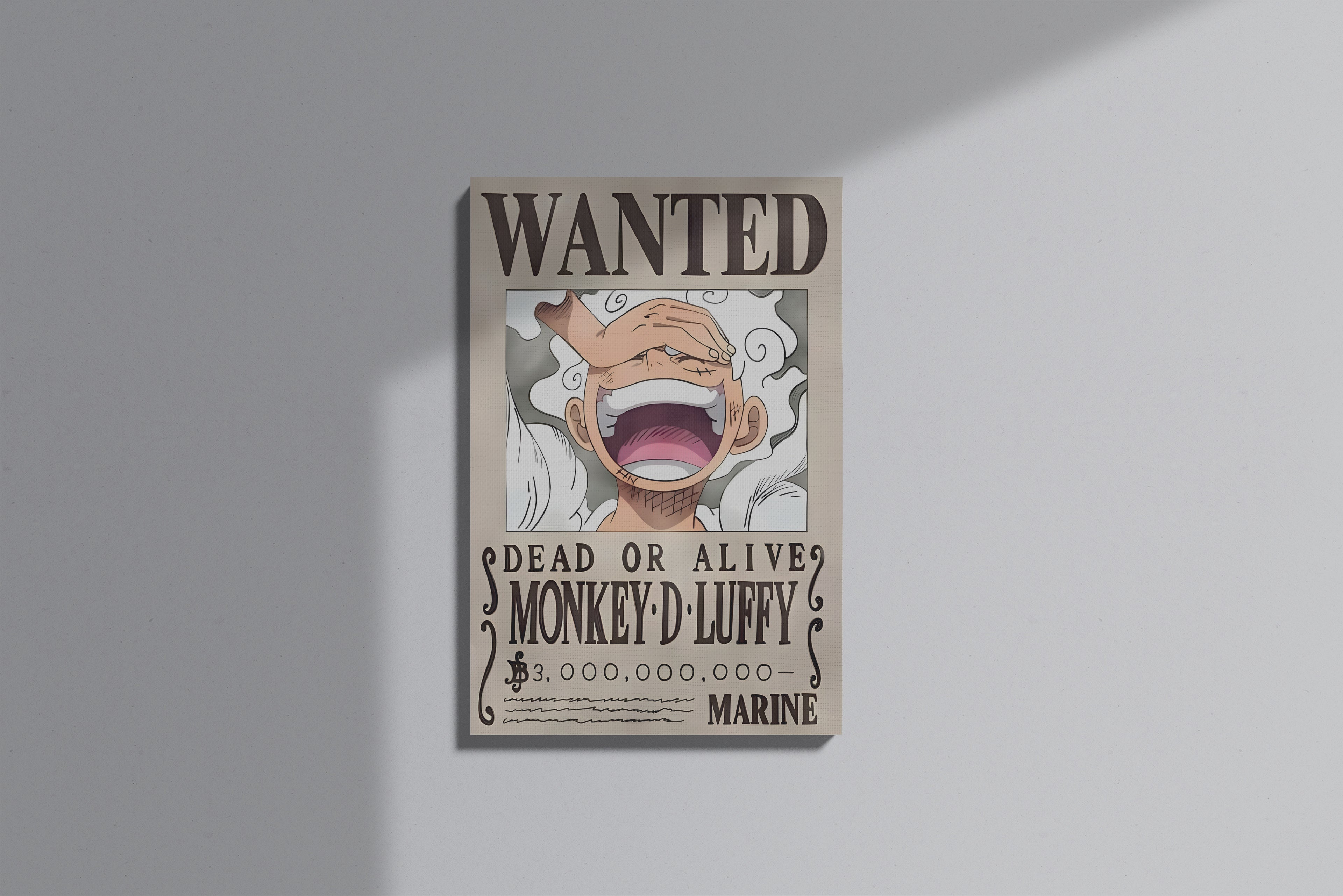GeekCultcha One Piece Monkey D. Luffy Premium Canvas Print