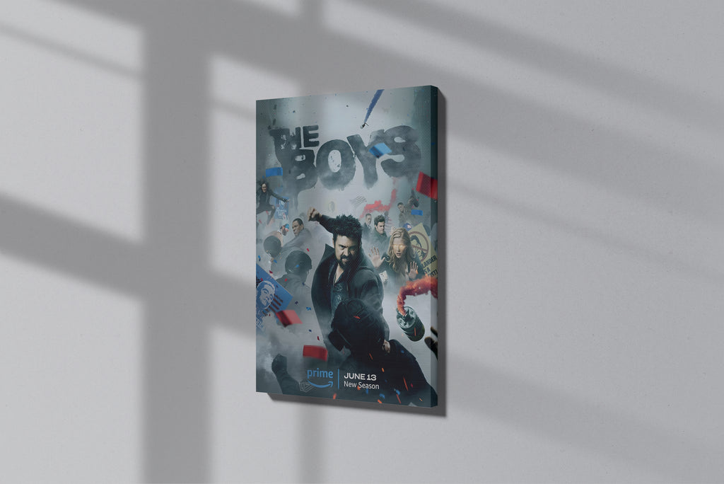 GeekCultcha The Boys Character Themed Premium Canvas Painting