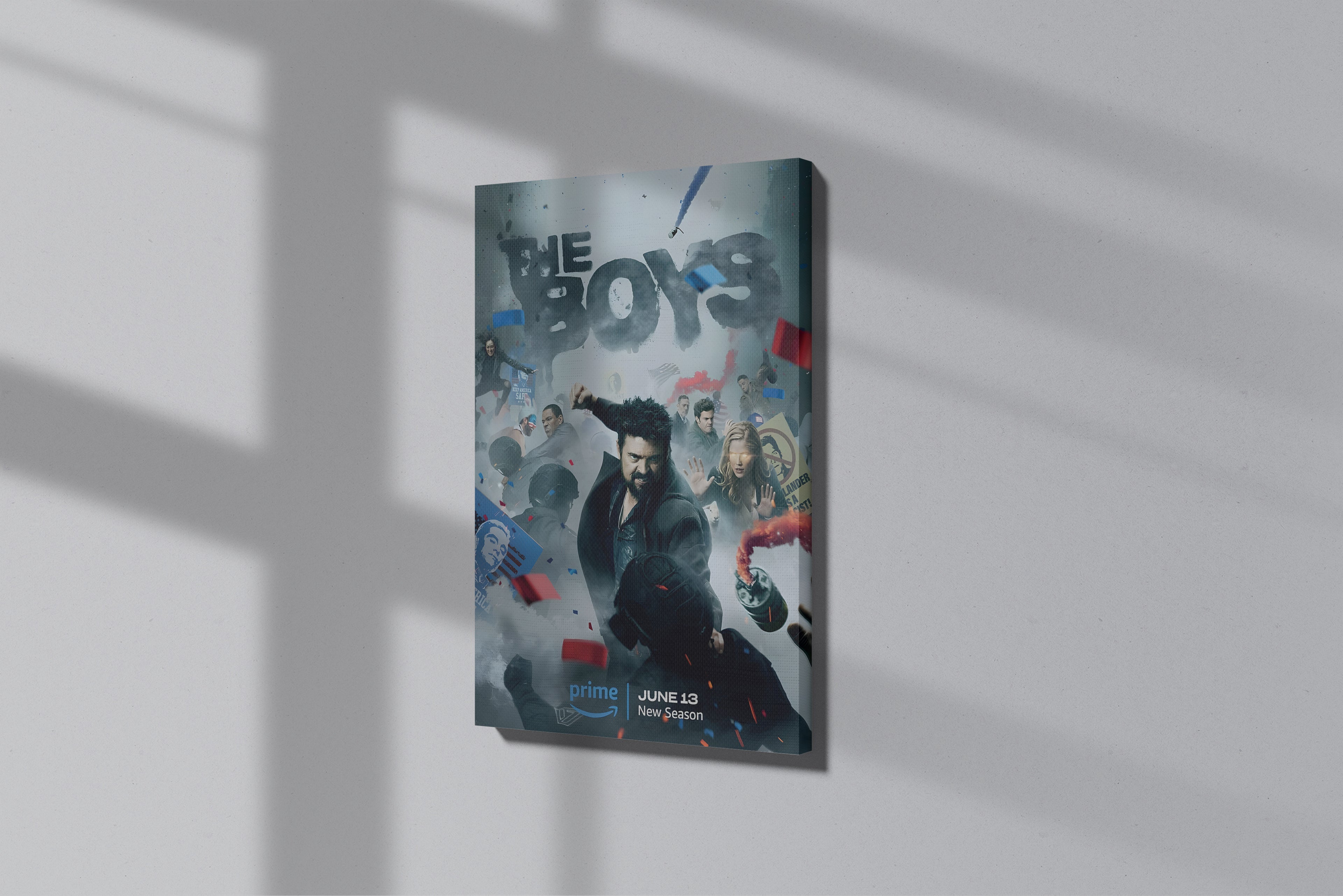 GeekCultcha The Boys Character Themed Premium Canvas Painting