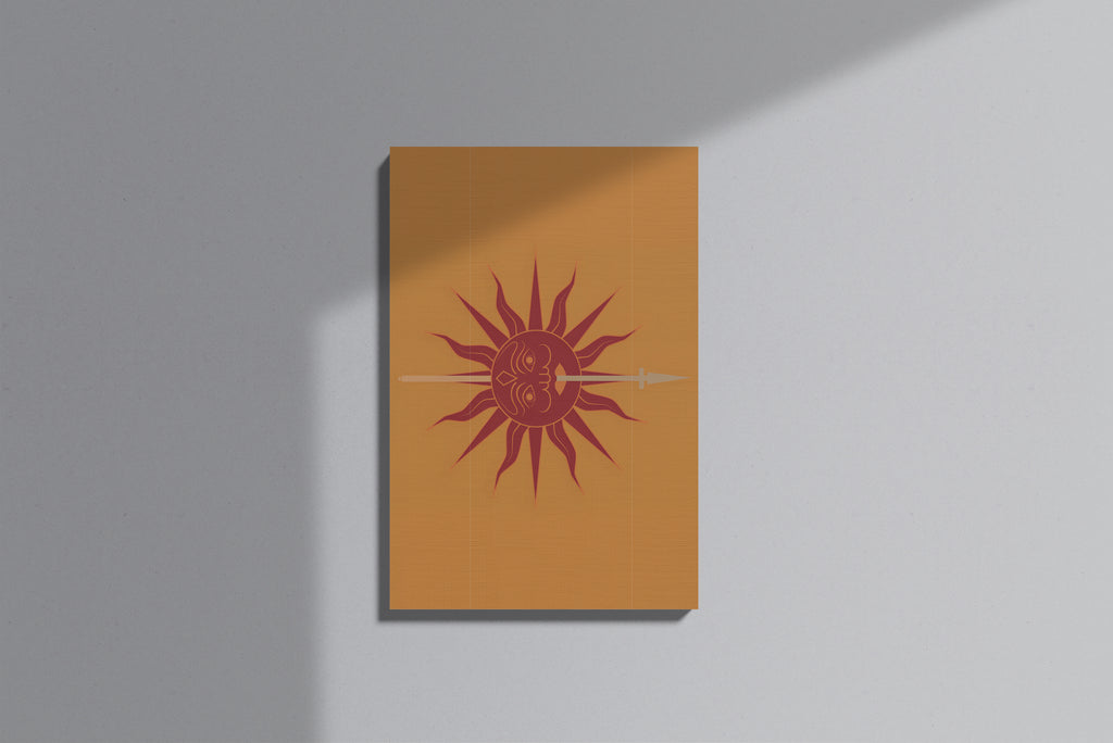 GeekCultcha Game of Thrones Martell Icon Premium Canvas Print
