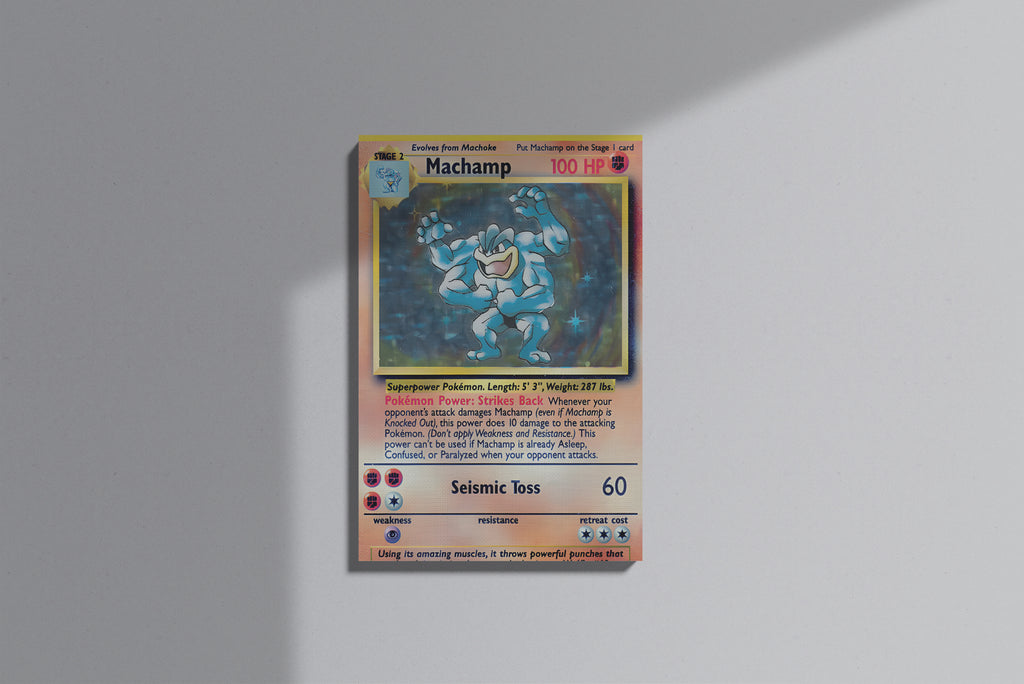 GeekCultcha Pokémon Machamp Premium Canvas Print