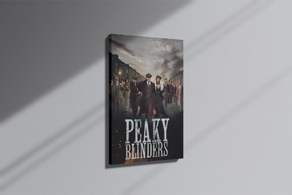 GeekCultcha Peaky Blinders TV Series Themed Premium Canvas Painting