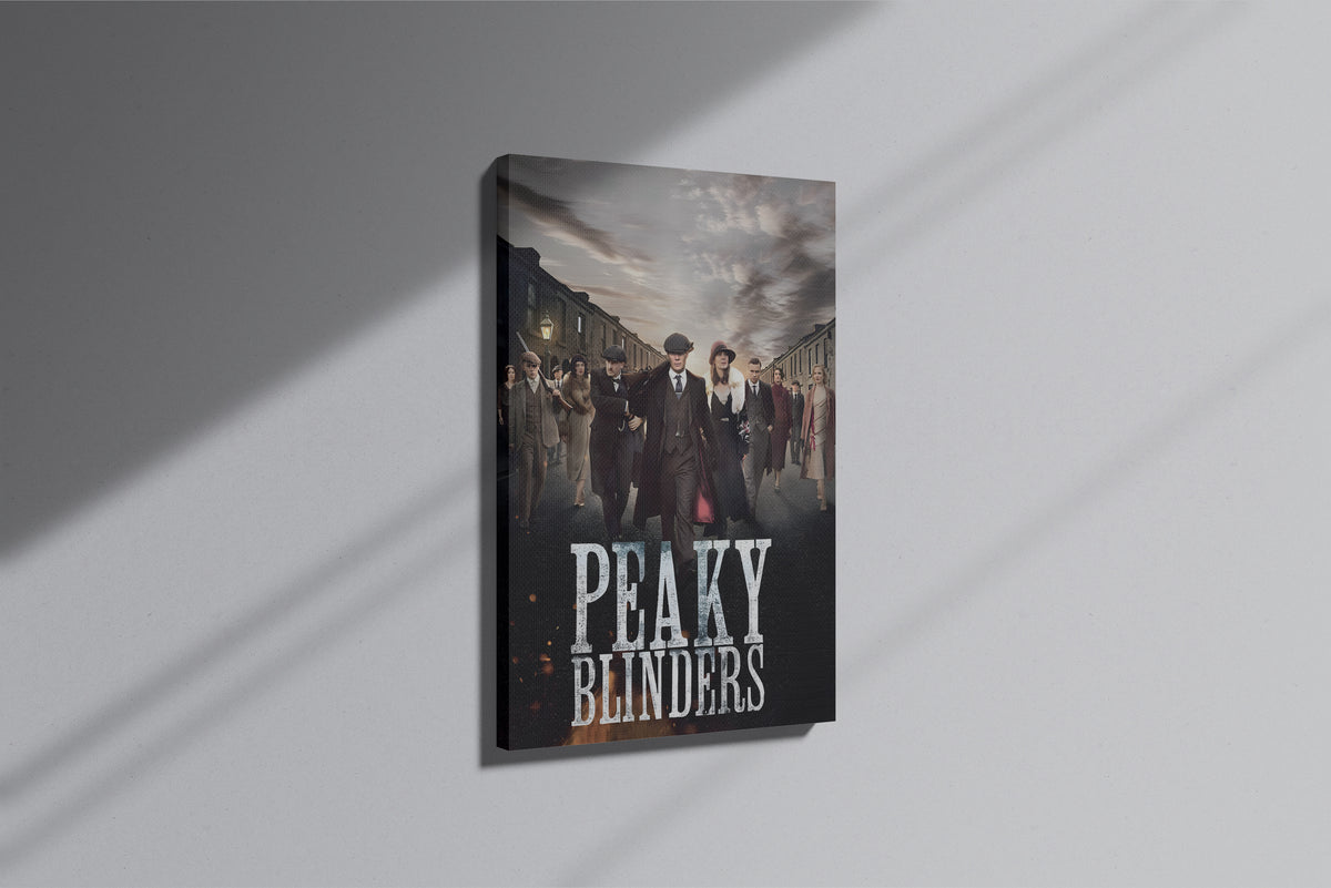 GeekCultcha Peaky Blinders TV Series Themed Premium Canvas Painting
