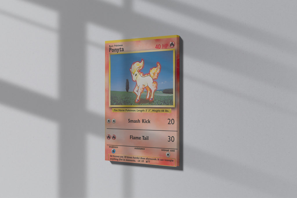 GeekCultcha Pokémon Ponyta Premium Canvas Print