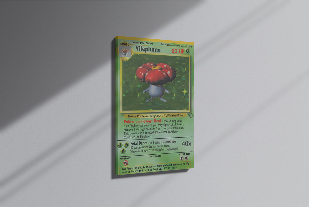 GeekCultcha Pokémon Vileplume Premium Canvas Print