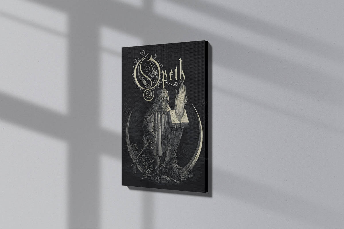 GeekCultcha Opeth Wizard Premium Canvas Print