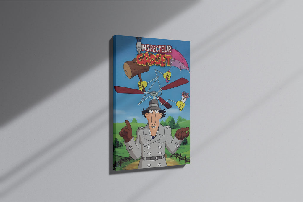GeekCultcha Inspecteur Gadget Character Themed Premium Canvas Painting