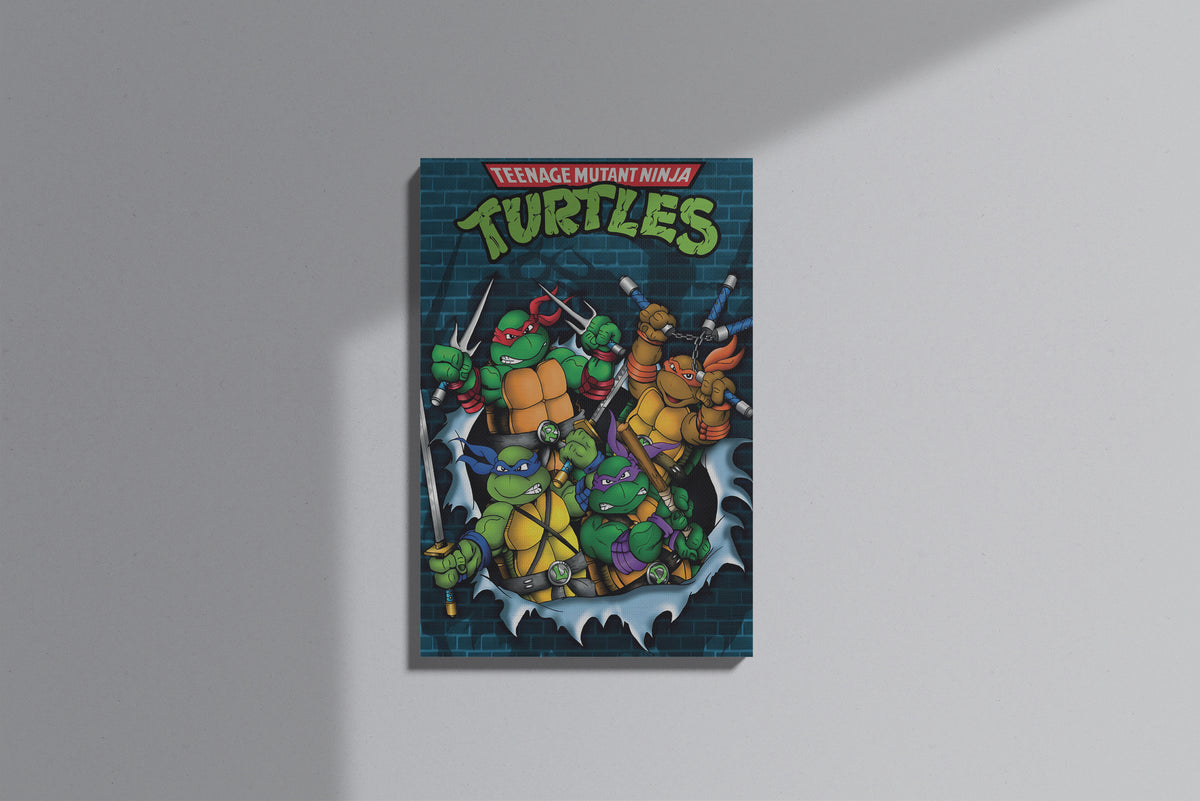 GeekCultcha Teenage Mutant Ninja Turtles Premium Canvas Print